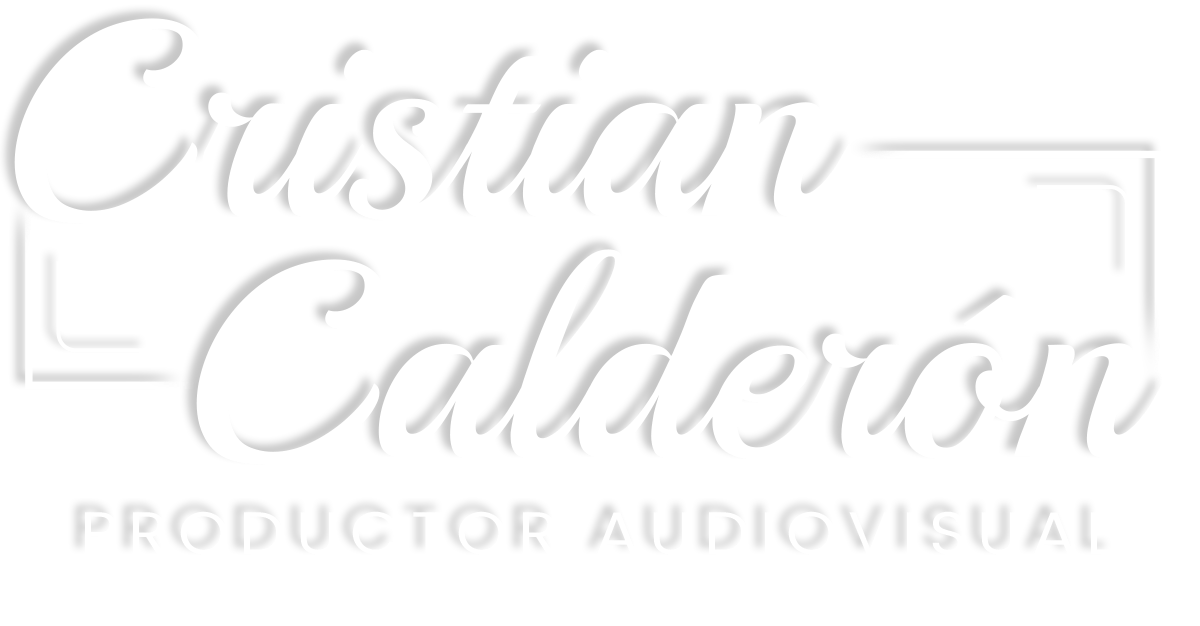 Logotipo Cristian Calderón - Productor Audiovisual